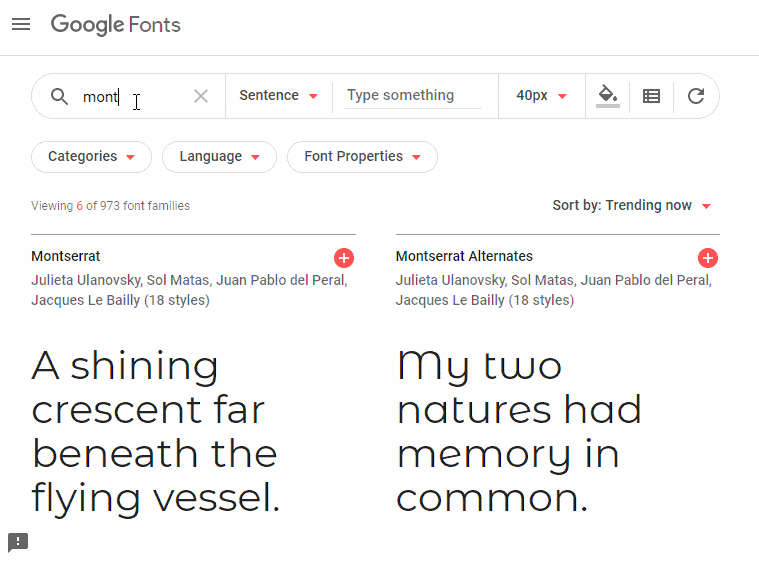 Download fonts from fonts.google.com